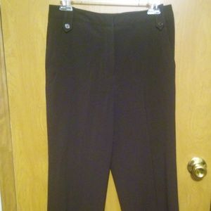 Larry Levine Black Dress Pants sz 6 Like New